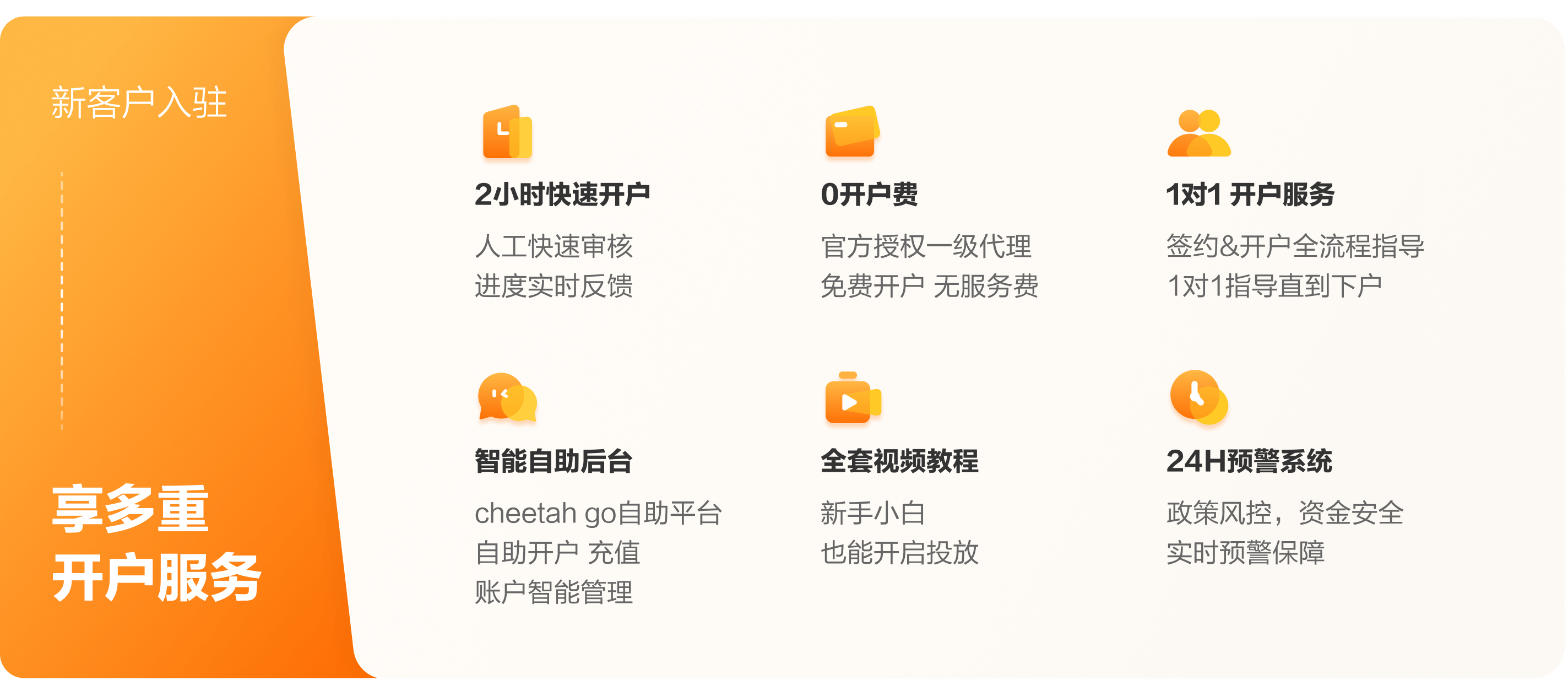 新客户入驻